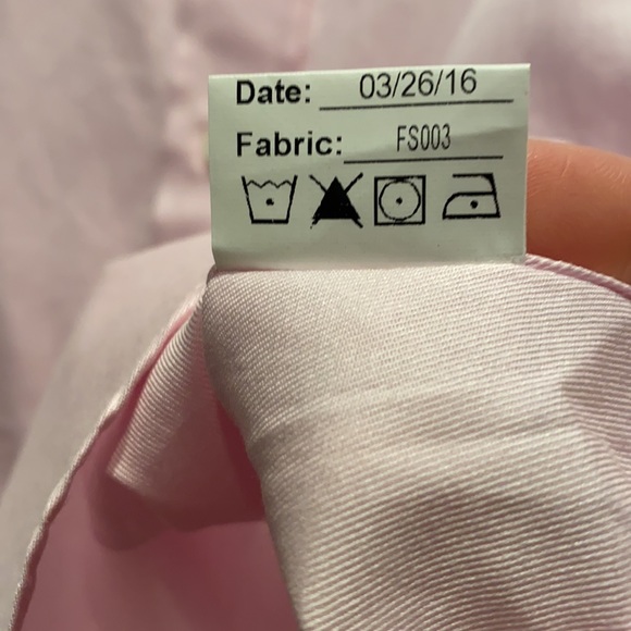 Michael Andrews Bespoke pink Oxford shirt - Picture 5 of 6